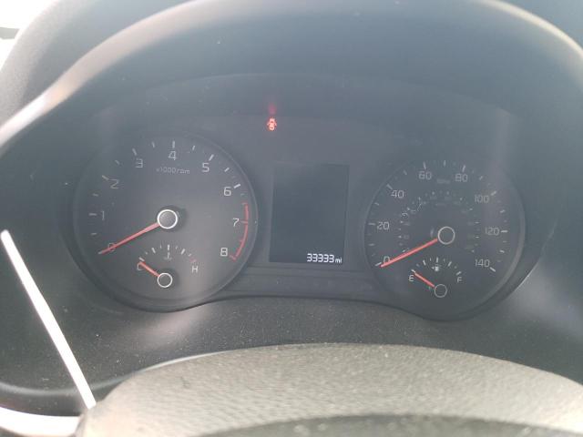 3KPA25AD8LE318649 - 2020 KIA RIO LX BLACK photo 9