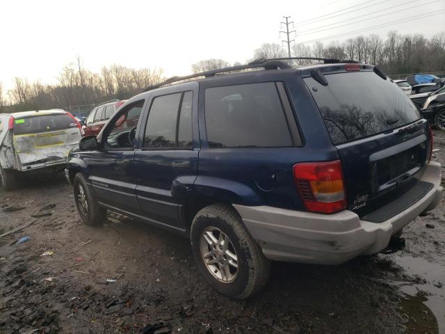 1J4GW48S03C553741 - 2003 JEEP GRAND CHER LAREDO BLUE photo 2