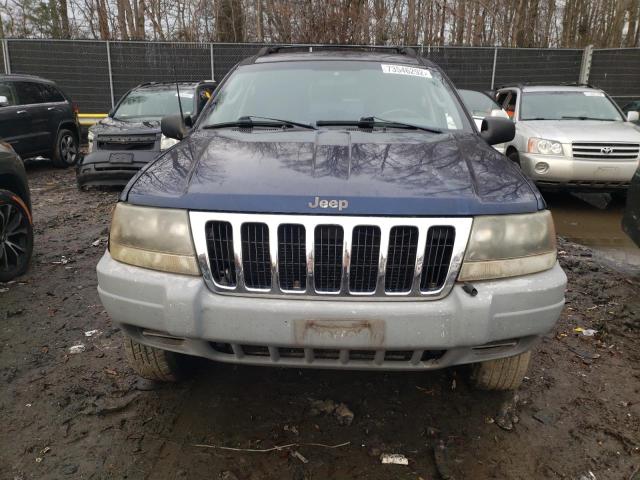 1J4GW48S03C553741 - 2003 JEEP GRAND CHER LAREDO BLUE photo 5