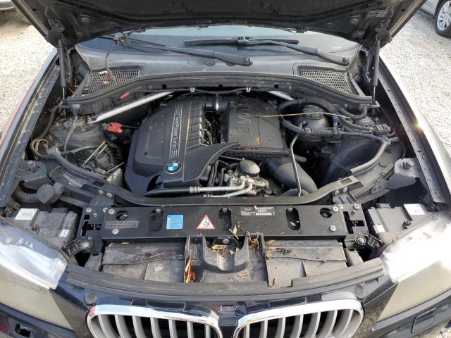 5UXWX7C51BLL15377 - 2011 BMW X3 XDRIVE35I BLACK photo 12