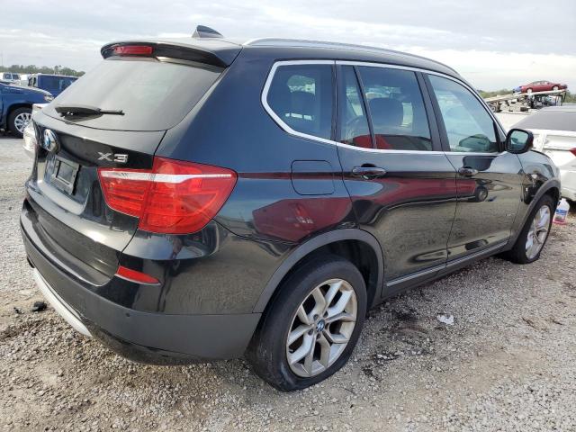 5UXWX7C51BLL15377 - 2011 BMW X3 XDRIVE35I BLACK photo 3