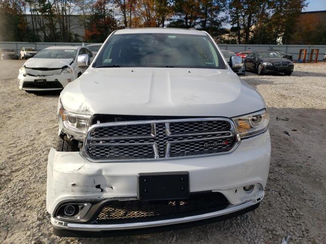 1C4RDJEG1GC371801 - 2016 DODGE DURANGO CITADEL WHITE photo 5