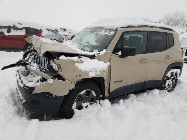 ZACCJAAT5GPE33634 - 2016 JEEP RENEGADE SPORT BEIGE photo 1