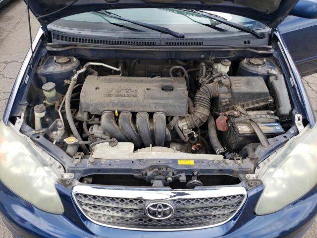 1NXBR32EX7Z855330 - 2007 TOYOTA COROLLA CE BLUE photo 11