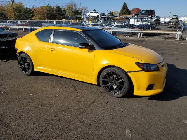 JTKJF5C76C3023254 - 2012 TOYOTA SCION TC 黄色 照片 4