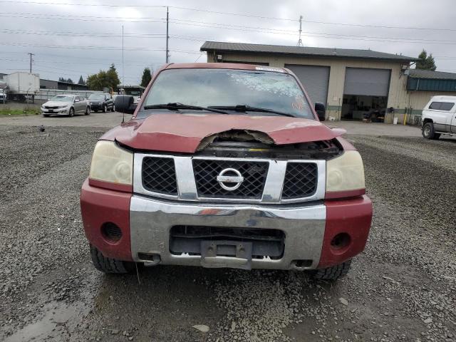 1N6AA07B44N520278 - 2004 NISSAN TITAN XE MAROON photo 5