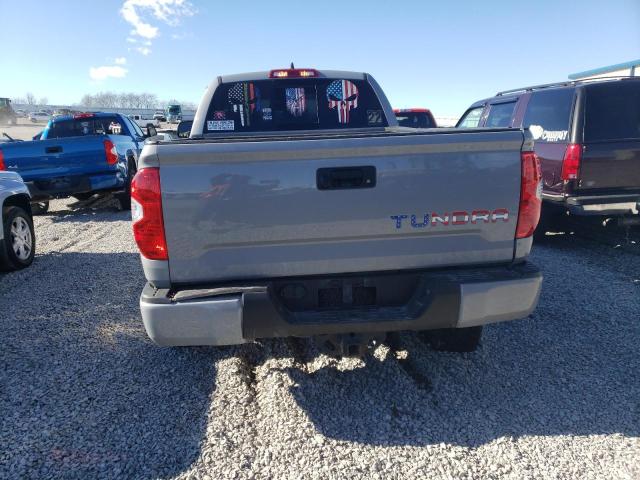 5TFUY5F18LX880609 - 2020 TOYOTA TUNDRA DOUBLE CAB SR/SR5 GRAY photo 6
