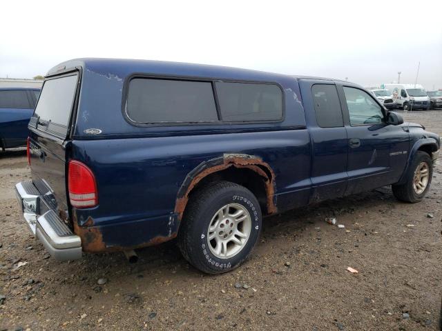 1B7GL42X92S511432 - 2002 DODGE DAKOTA SLT BLUE photo 3