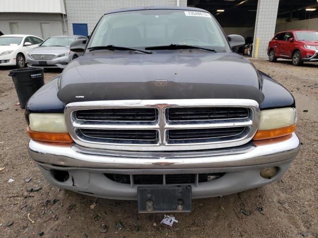 1B7GL42X92S511432 - 2002 DODGE DAKOTA SLT BLUE photo 5