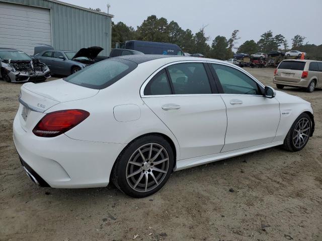 55SWF8GB5LU332082 - 2020 MERCEDES-BENZ C 63 AMG WHITE photo 3