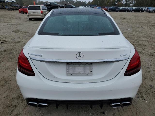 55SWF8GB5LU332082 - 2020 MERCEDES-BENZ C 63 AMG WHITE photo 6