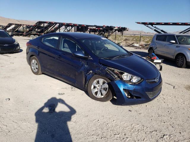 5NPDH4AE5GH699022 - 2016 HYUNDAI ELANTRA SE BLUE photo 4