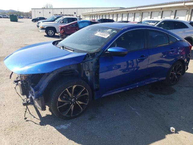 2HGFC2F88KH554218 - 2019 HONDA CIVIC SPORT 蓝色 照片 1