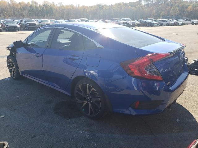 2HGFC2F88KH554218 - 2019 HONDA CIVIC SPORT 蓝色 照片 2