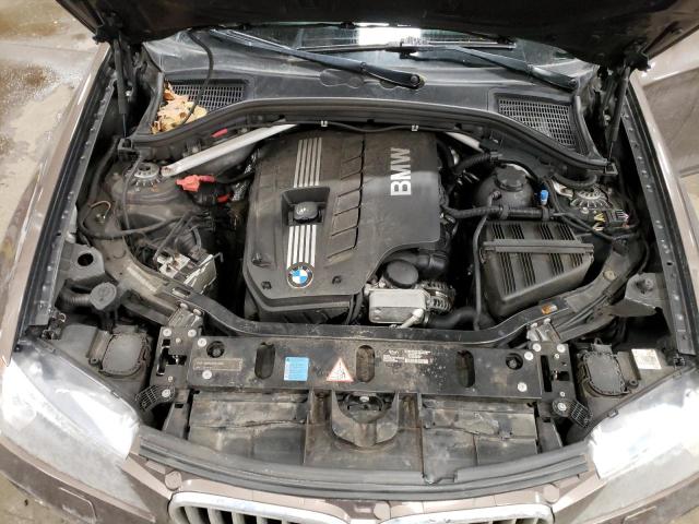 5UXWX5C59BL701632 - 2011 BMW X3 XDRIVE28I BROWN photo 12