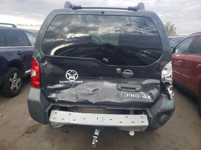 5N1AN0NW3DN824677 - 2013 NISSAN XTERRA X GRAY photo 6