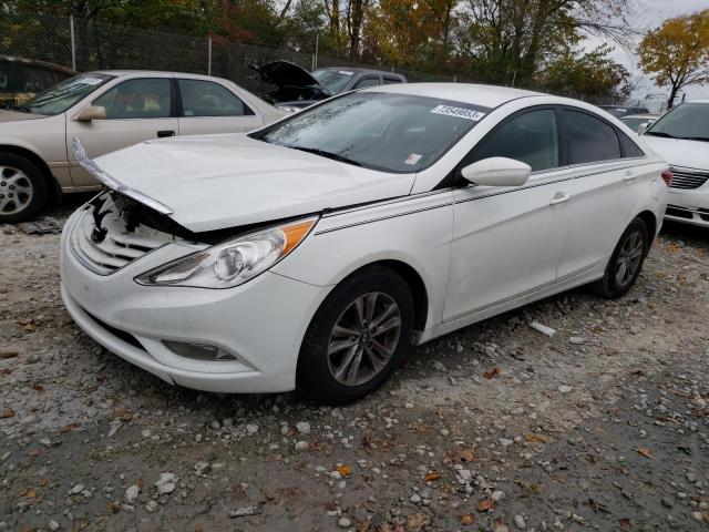 5NPEB4AC6DH780191 - 2013 HYUNDAI SONATA GLS WHITE photo 1