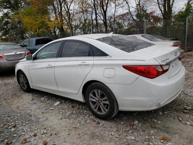 5NPEB4AC6DH780191 - 2013 HYUNDAI SONATA GLS WHITE photo 2