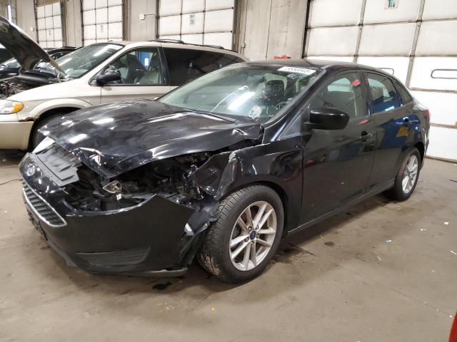 1FADP3F24JL287713 - 2018 FORD FOCUS SE BLACK photo 1