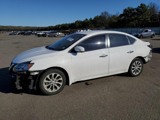 3N1AB7AP0JY283450 - 2018 NISSAN SENTRA S WHITE photo 1