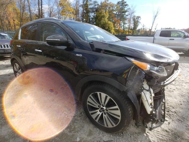 KNDPCCAC4E7563776 - 2014 KIA SPORTAGE EX BLACK photo 4