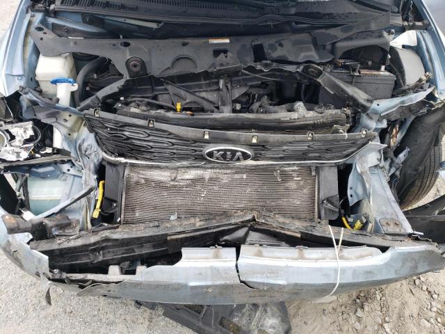 KNDMH4C79C6501576 - 2012 KIA SEDONA EX BLUE photo 12