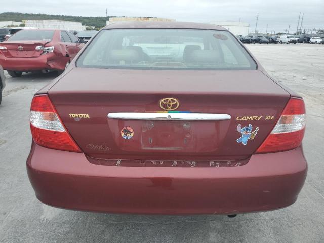 4T1BE32K23U174557 - 2003 TOYOTA CAMRY LE MAROON photo 6