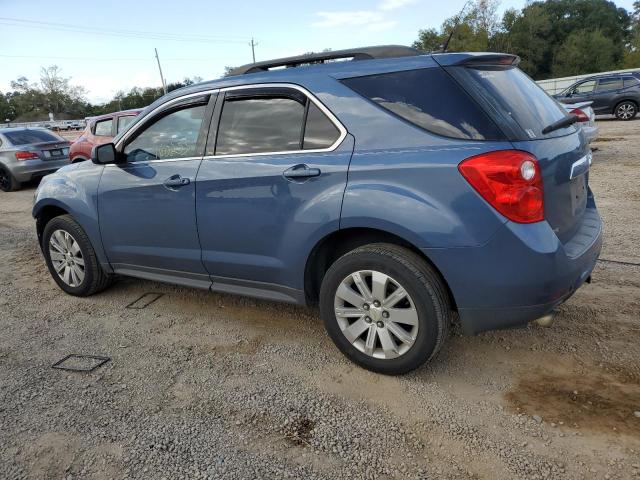 2CNFLPE5XB6372644 - 2011 CHEVROLET EQUINOX LT BLUE photo 2