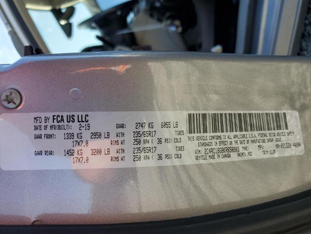 2C4RC1BG8KR650203 - 2019 CHRYSLER PACIFICA TOURING L Boz foto 14