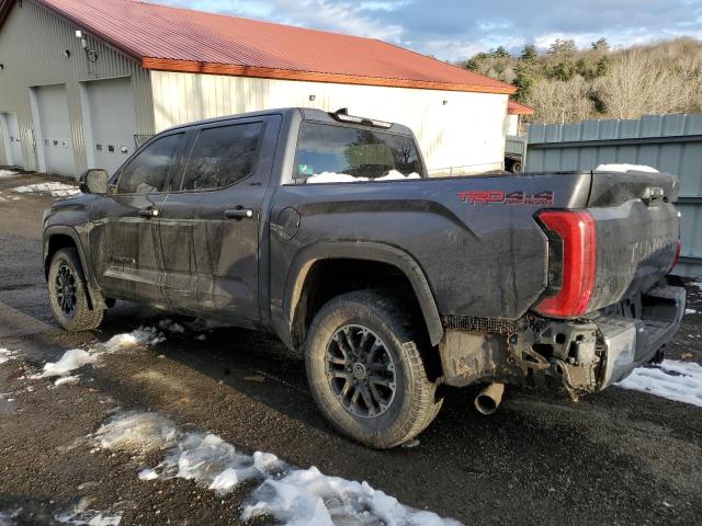 5TFLA5DB7NX030081 - 2022 TOYOTA TUNDRA CREWMAX SR GRAY photo 2