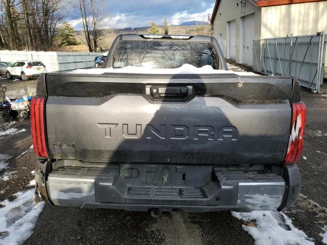 5TFLA5DB7NX030081 - 2022 TOYOTA TUNDRA CREWMAX SR GRAY photo 6