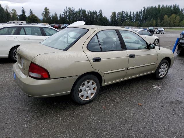 3N1CB51D81L469088 - 2001 NISSAN SENTRA XE GOLD photo 3