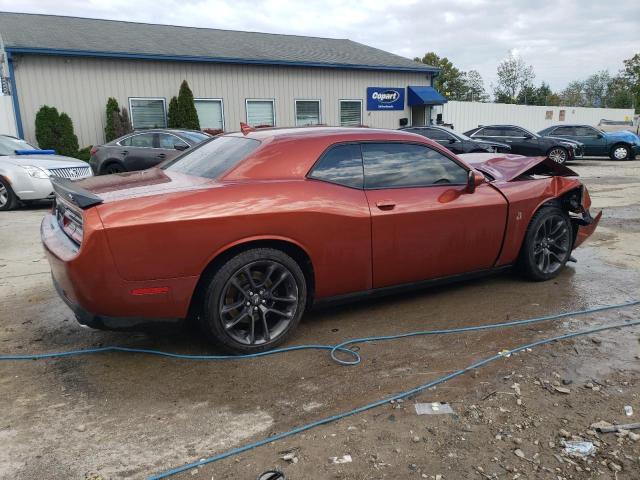 2C3CDZFJ6MH631752 - 2021 DODGE CHALLENGER R/T SCAT PACK ORANGE photo 3