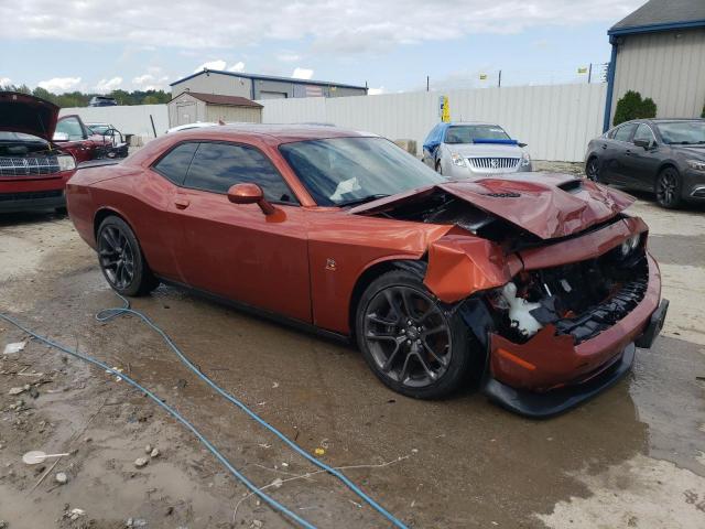 2C3CDZFJ6MH631752 - 2021 DODGE CHALLENGER R/T SCAT PACK ORANGE photo 4