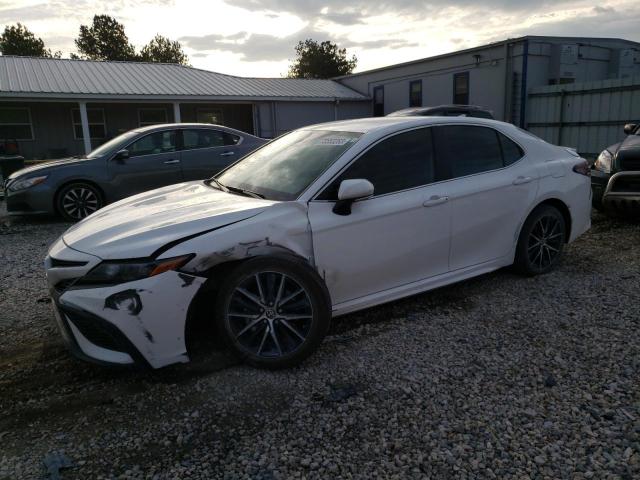 4T1T11AK4PU081938 - 2023 TOYOTA CAMRY SE NIGHT SHADE WHITE photo 1