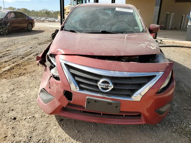 3N1CN7AP1GL850903 - 2016 NISSAN VERSA S RED photo 5