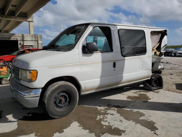 1FDRE14241HB71729 - 2001 FORD ECONOLINE E150 VAN WHITE photo 1