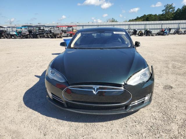 5YJSA1H12EFP40893 - 2014 TESLA MODEL S GRAY photo 5