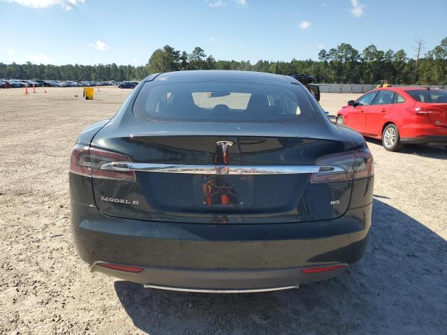 5YJSA1H12EFP40893 - 2014 TESLA MODEL S GRAY photo 6