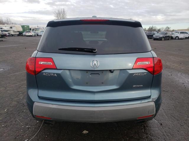 2HNYD28307H517638 - 2007 ACURA MDX TECHNOLOGY BLUE photo 6