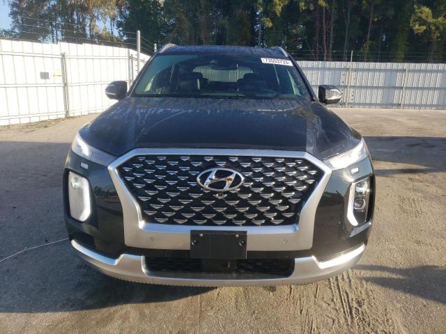 KM8R7DHE8MU327685 - 2021 HYUNDAI PALISADE CALLIGRAPHY BLACK photo 5