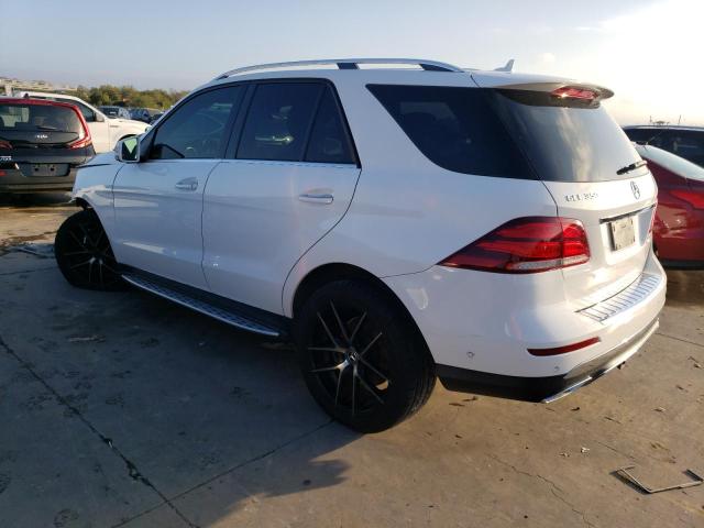 4JGDA5JB7JB044753 - 2018 MERCEDES-BENZ GLE 350 WHITE photo 2