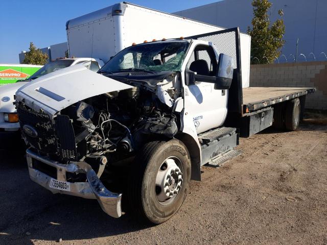 1FDNF6AY0JDF06719 - 2018 FORD F650 SUPER DUTY WHITE photo 1