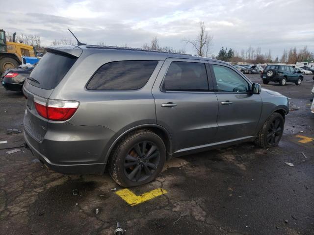 1C4SDJCT1CC205404 - 2012 DODGE DURANGO R/T GRAY photo 3