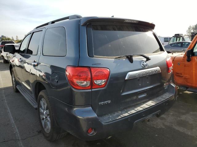 5TDJW5G11AS035434 - 2010 TOYOTA SEQUOIA LIMITED GRAY photo 2