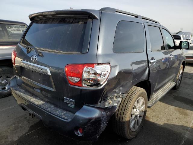 5TDJW5G11AS035434 - 2010 TOYOTA SEQUOIA LIMITED GRAY photo 3