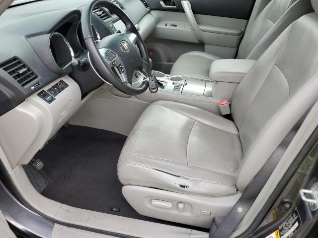 5TDZK3EH4CS072225 - 2012 TOYOTA HIGHLANDER BASE Gris photo 7