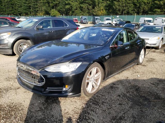 5YJSA1H14EFP42631 - 2014 TESLA MODEL S BLACK photo 1