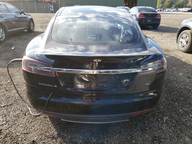 5YJSA1H14EFP42631 - 2014 TESLA MODEL S BLACK photo 6