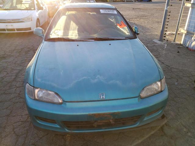 2HGEH2364NH539705 - 1992 HONDA CIVIC VX GREEN photo 5